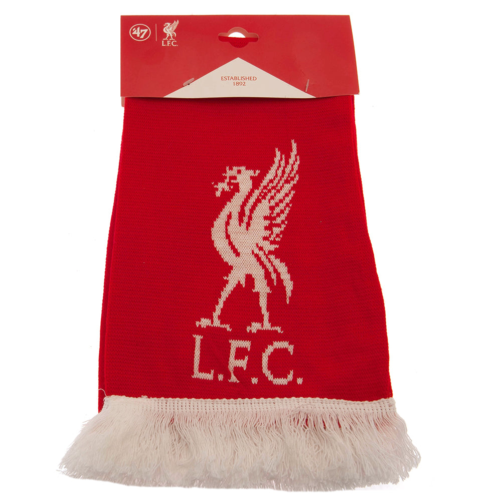 Authentic Liverpool Football Club Knitted Scarf for Fans