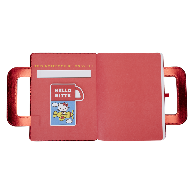 Loungefly Sanrio Hello Kitty 50th Anniversary Shiny Metallic Lunchbox-Style Journal