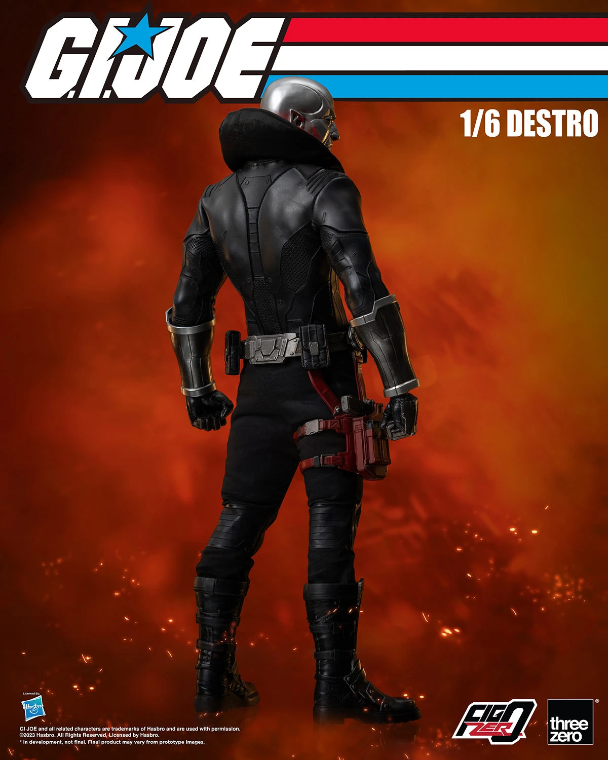 Threezero's G.I. Joe FigZero 1/6 Scale Collectible Action Figure of Destro, the Notorious Arms Dealer