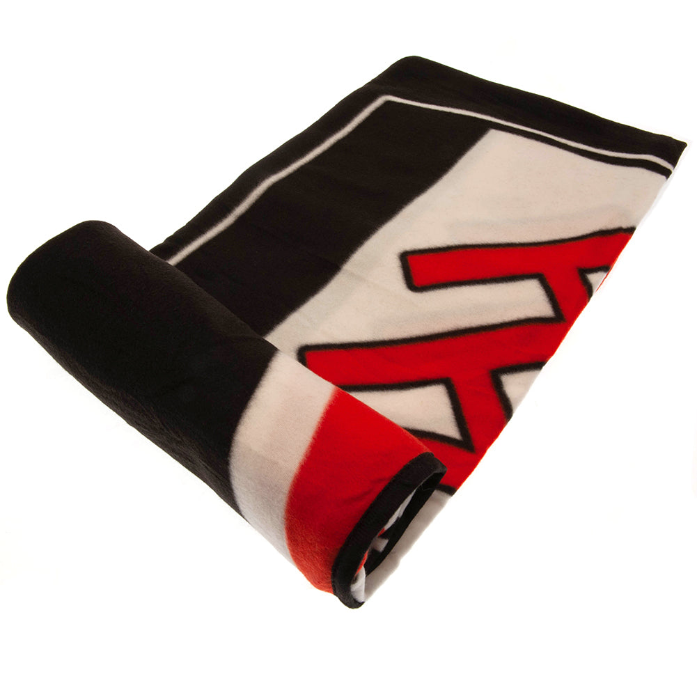 Soft and Warm Fulham FC Blue Pulse Fleece Blanket