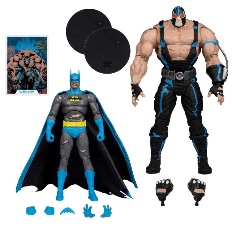 McFarlane DC Multiverse Batman Knightfall Collection: High - Quality Batman vs. Bane Two - Pack Action Figures for Collectors