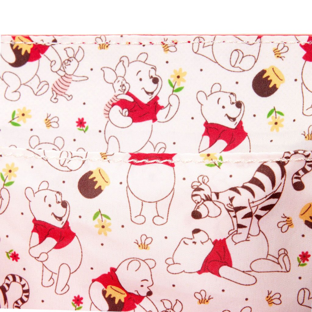 Loungefly Disney's Adorable Winnie The Pooh Gingham-Patterned Crossbody Shoulder Bag for Fashion Lovers