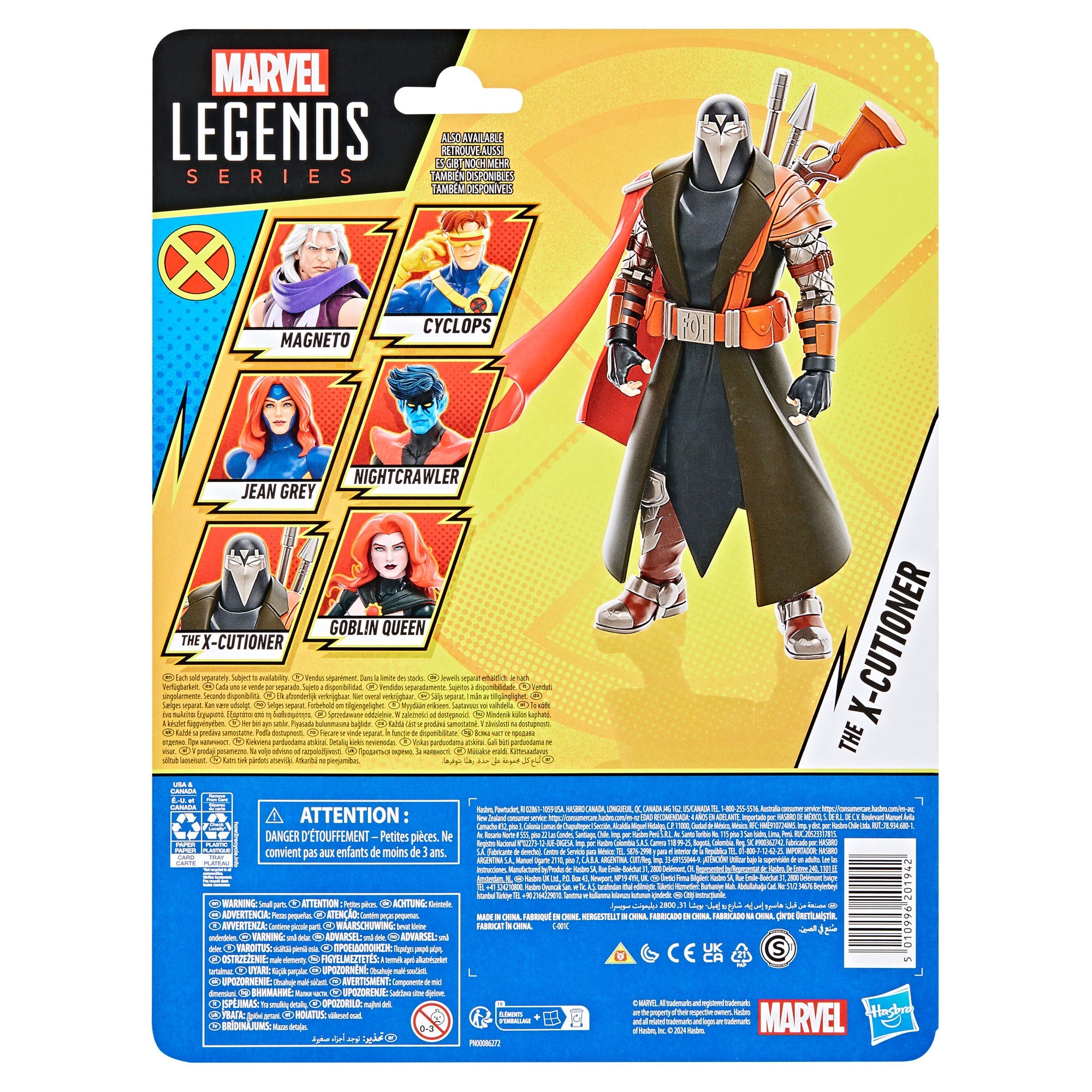 Marvel Legends Retro Collection Series X-Men ‘97 The X-Cutioner Collectible Action Figure Toy