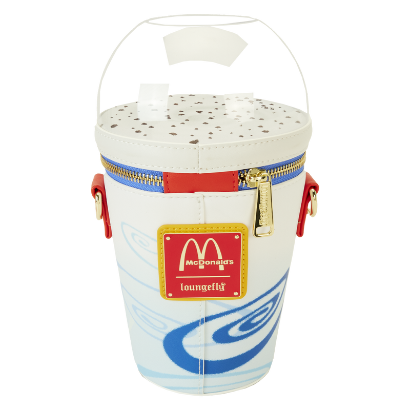 Loungefly Brand McDonald's McFlurry-Themed Figural Crossbody Shoulder Bag for Fashion Lovers