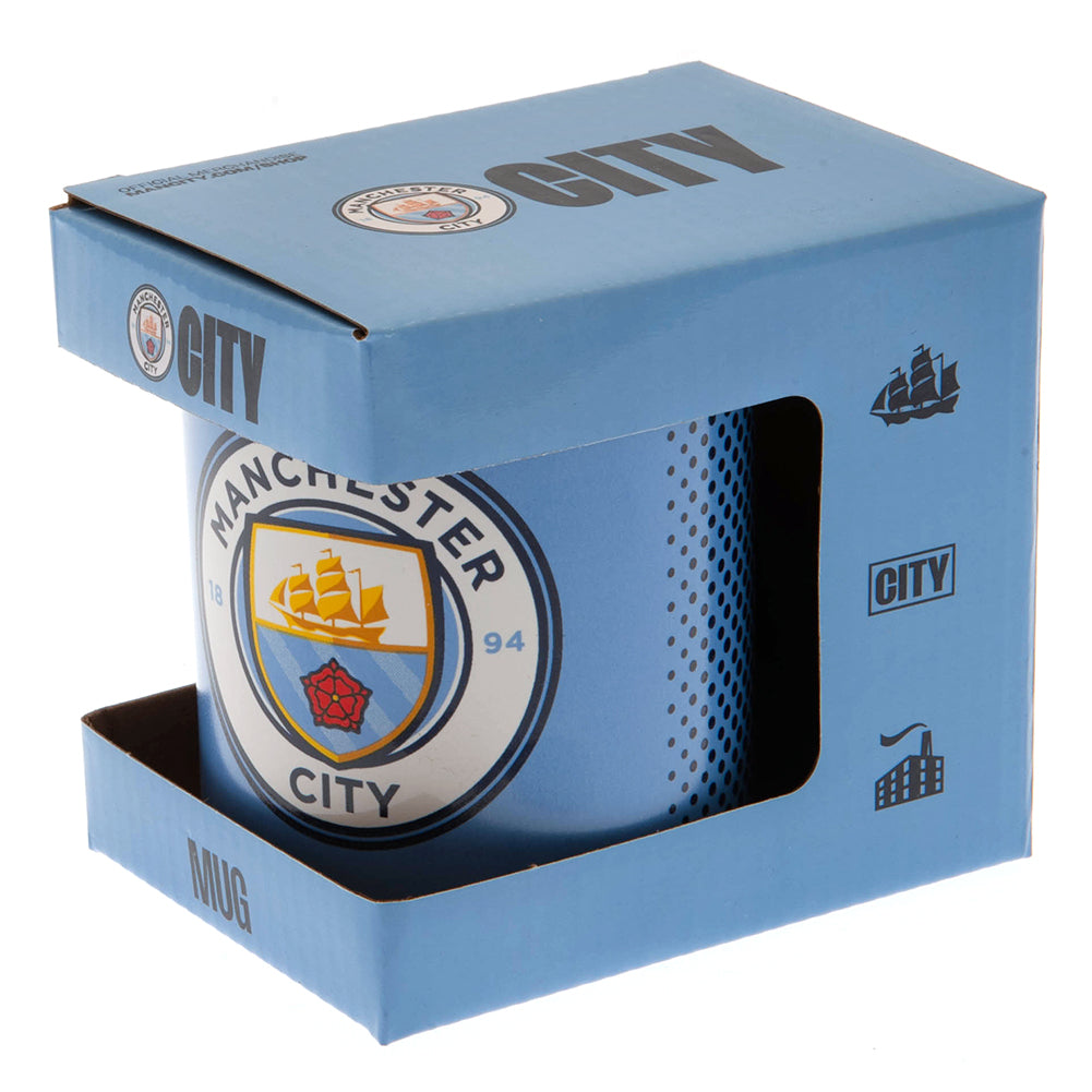 Manchester City Football Club Faded Design Everyday Coffee Mug