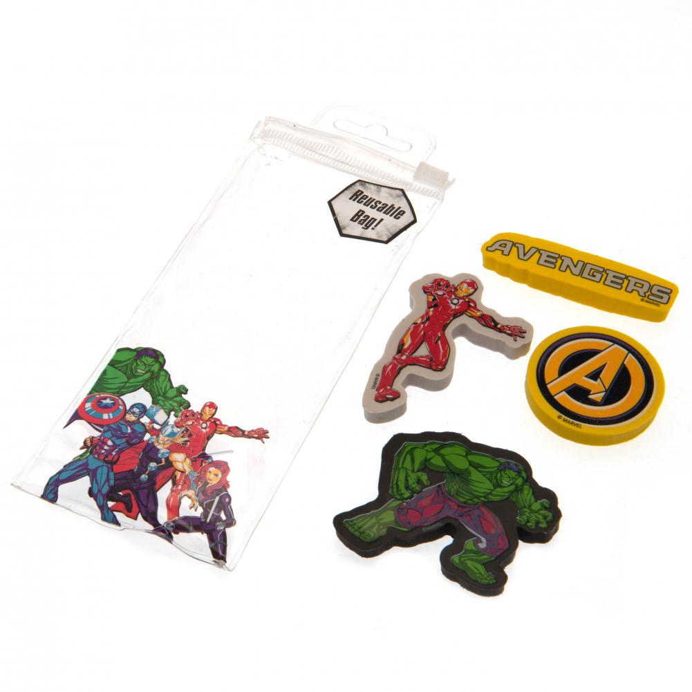 Fantastic Set of 4 Marvel Comics Themed Erasers