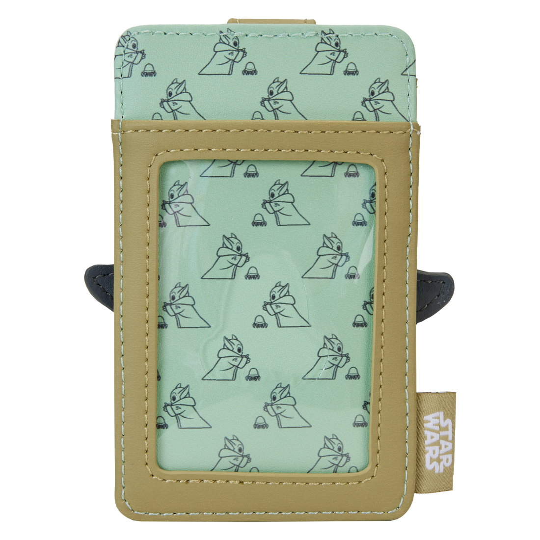 Loungefly Star Wars Mandalorian Grogu with Crabbies Vegan Leather Cardholder