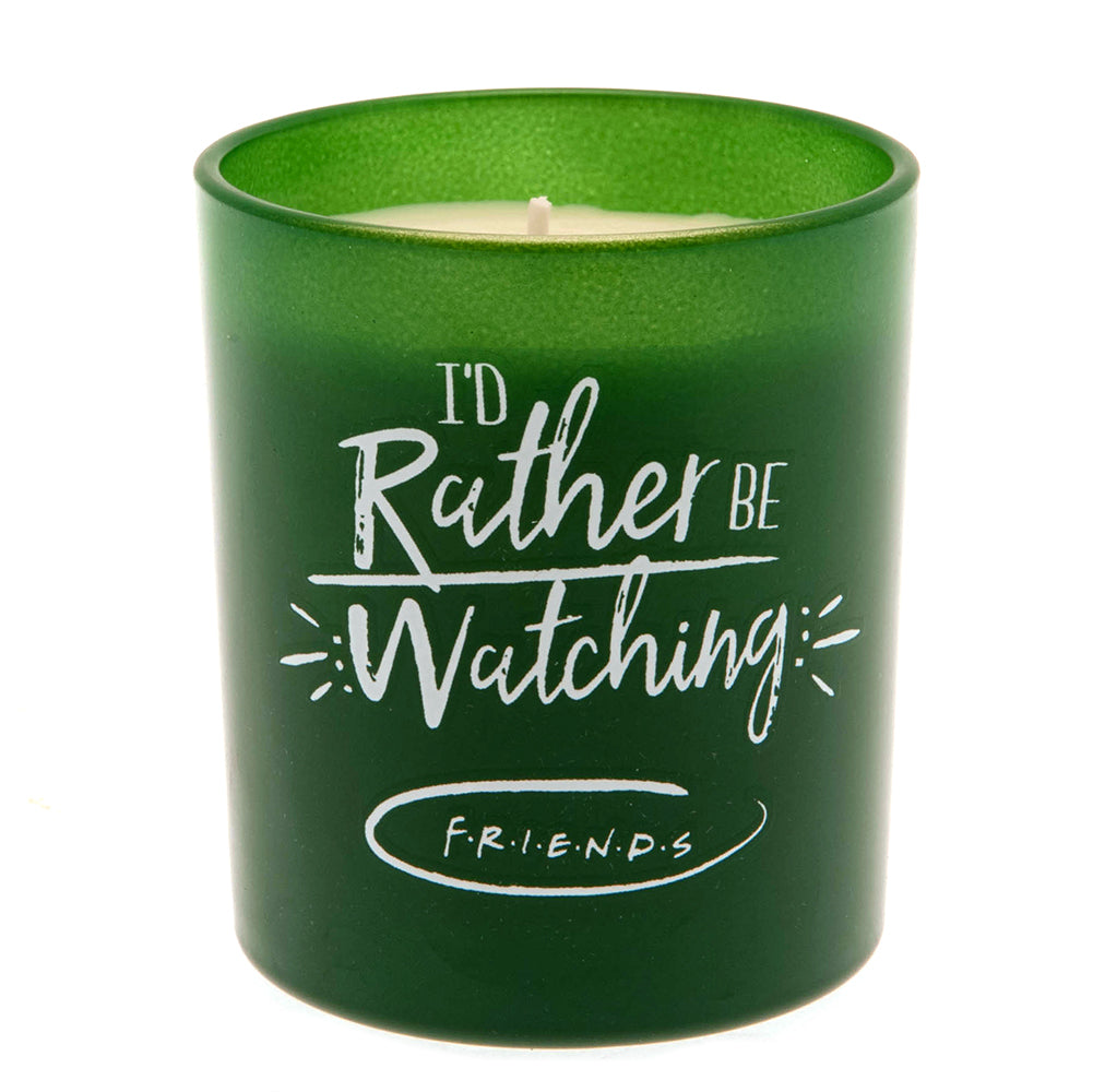 Unscented Friends Central Perk Themed Candle in Colored Glass