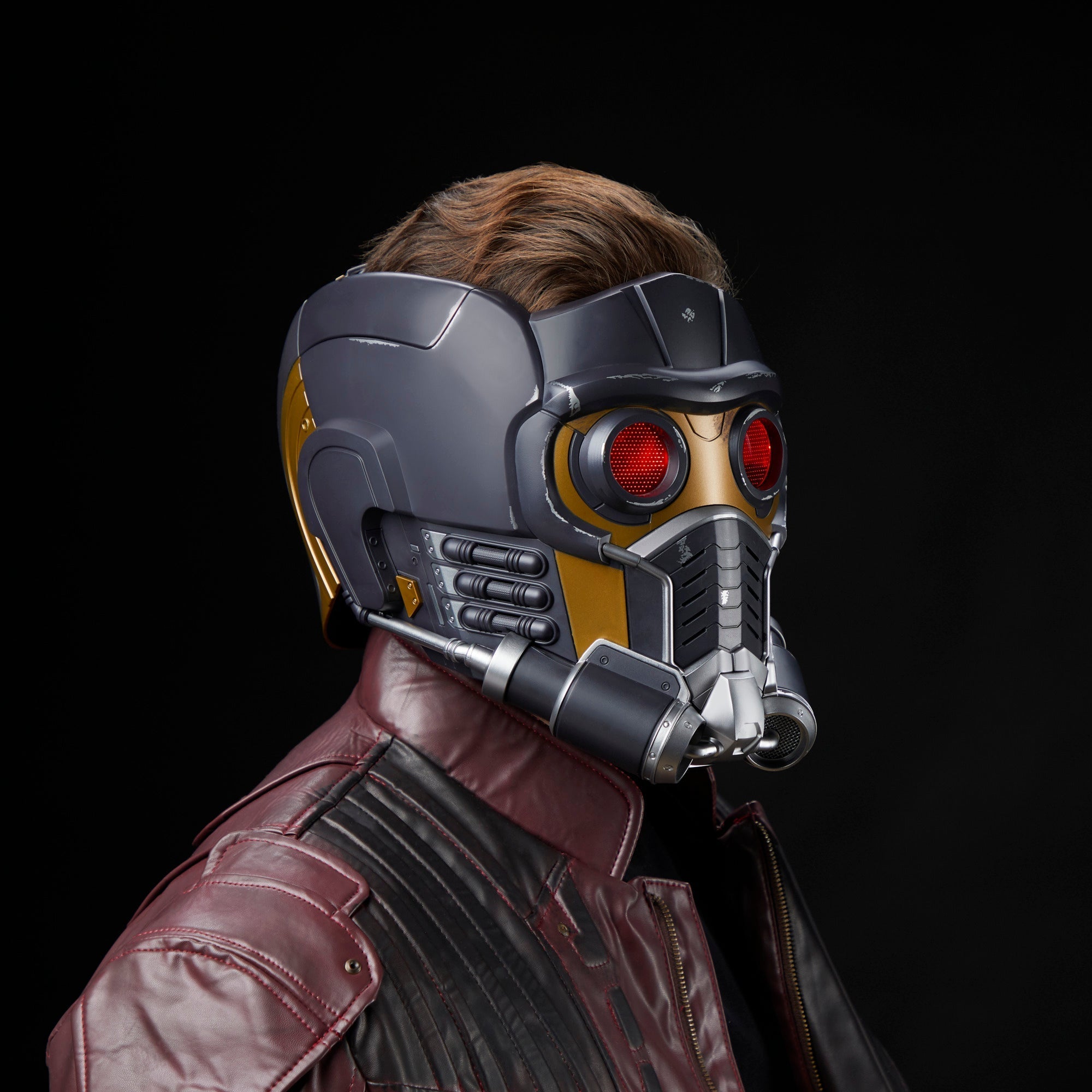 Marvel Legends Collectible Series Guardians of the Galaxy Star - Lord 1:1 Scale Premium Role - play Helmet for Fans