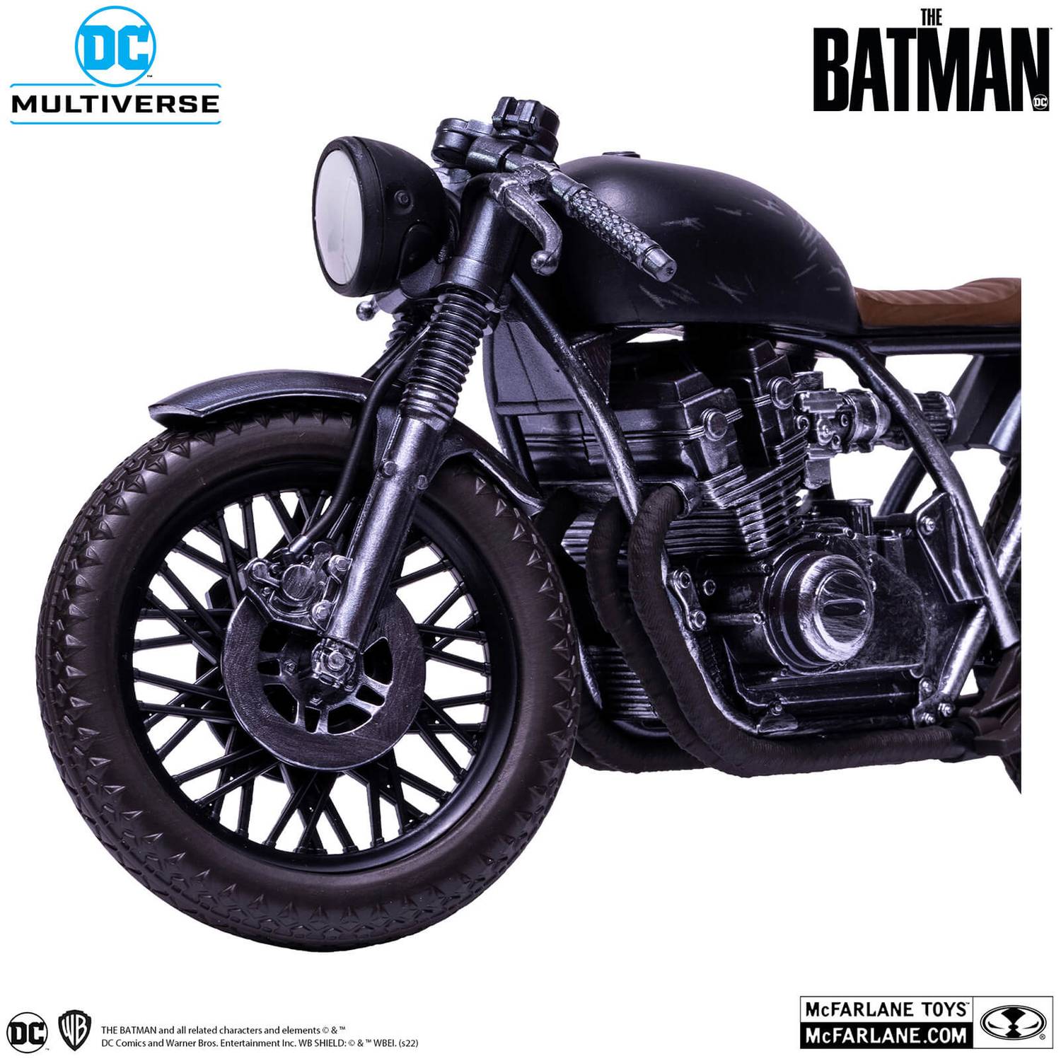 McFarlane DC Multiverse Collectible The Batman Themed Drifter Motorcycle Toy Vehicle
