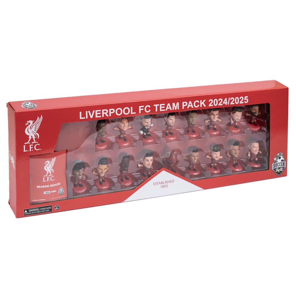 Limited Edition Liverpool FC SoccerStarz Season 24 - 25 Collector Team Figurine Pack