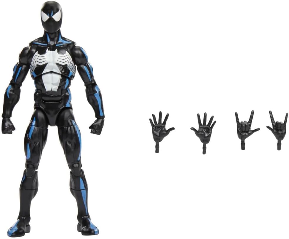 Marvel Legends Series Collectible 6-Inch Scale Action Figures Set of Spider-Man with Symbiote and Carnage