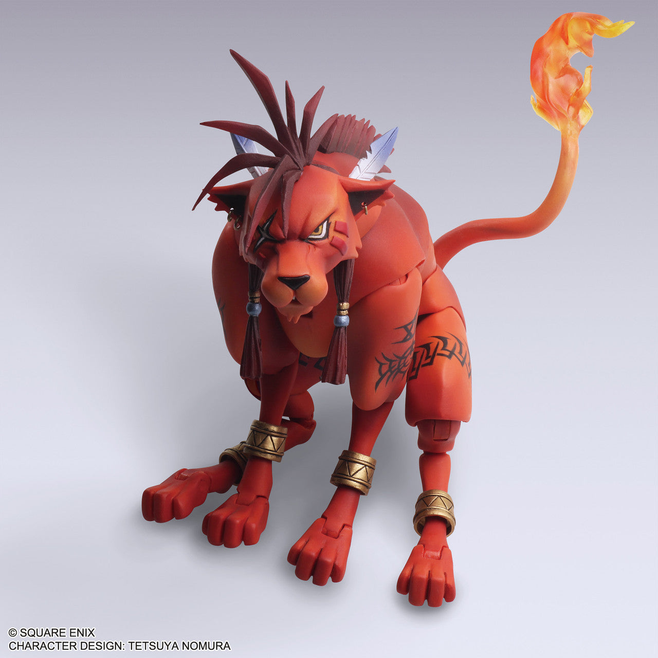 BRING ARTS Red XIII Action Figure from Final Fantasy VII with Interchangeable Hands