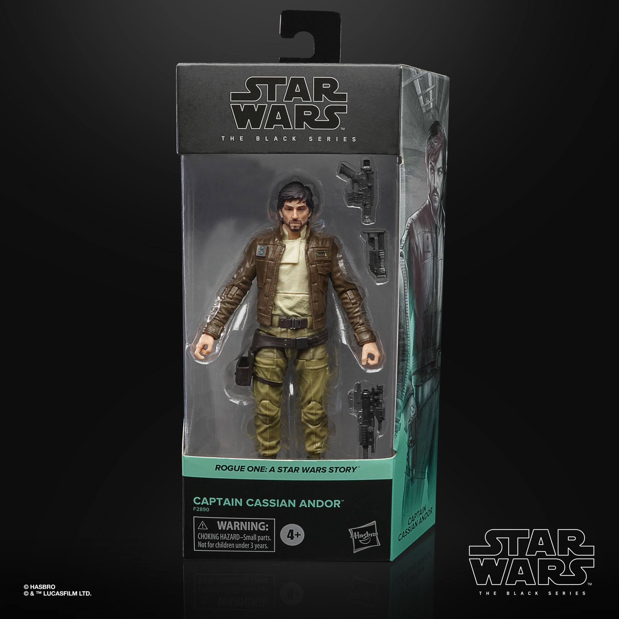 Hasbro 6-Inch Star Wars The Black Series Captain Cassian Andor Action Figure with Accessories