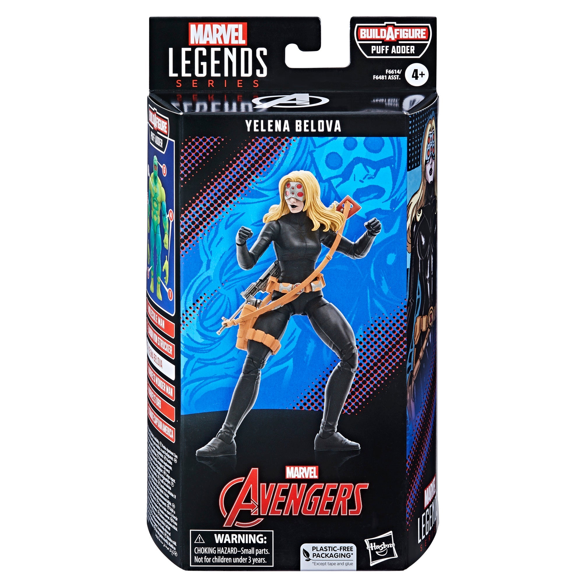 Hasbro's Marvel Legends Series - Classic Comic Style Yelena Belova Black Widow Action Figure for Collectors