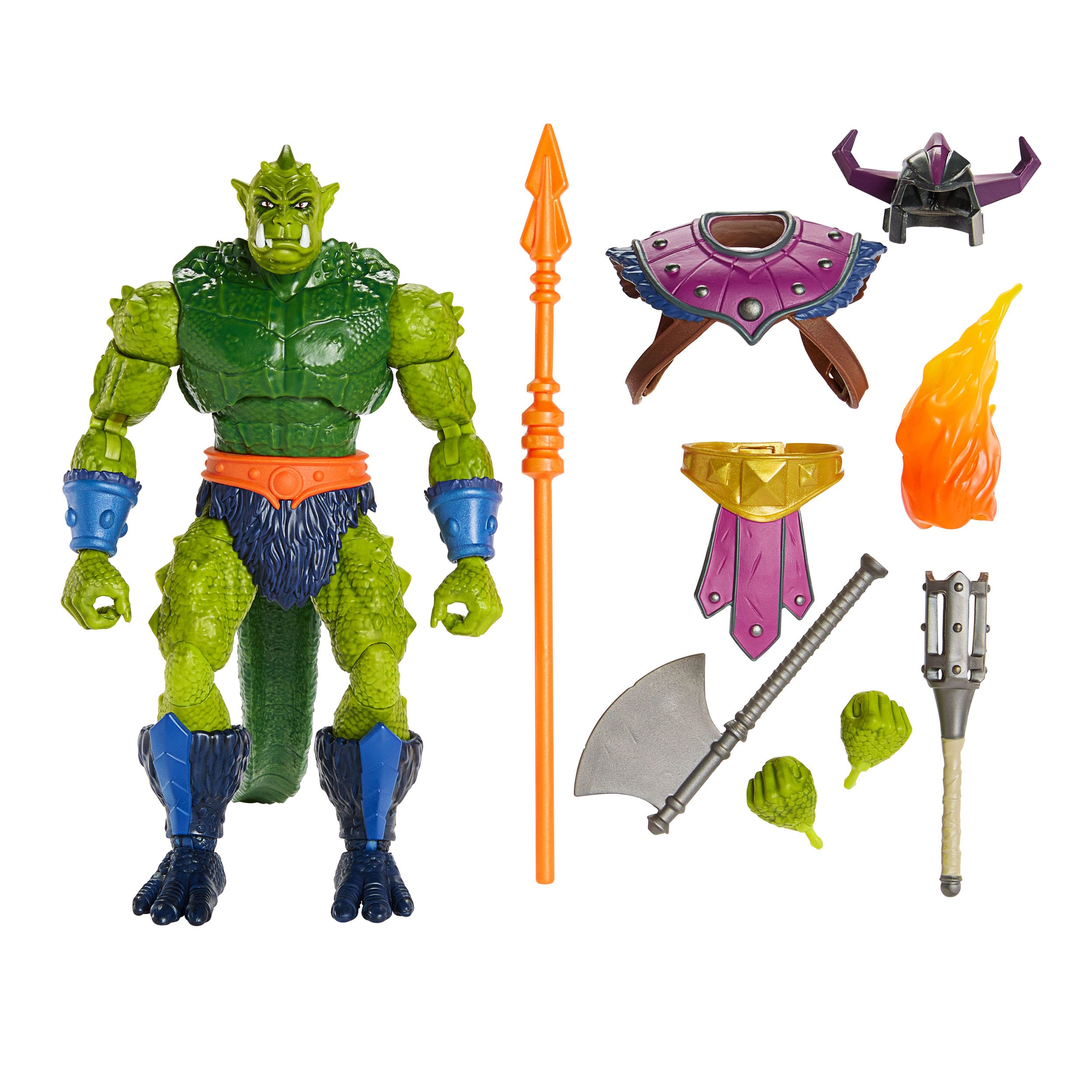 Masters of the Universe Masterverse New Eternia Deluxe Action Figure - Whiplash, the Iconic Villain