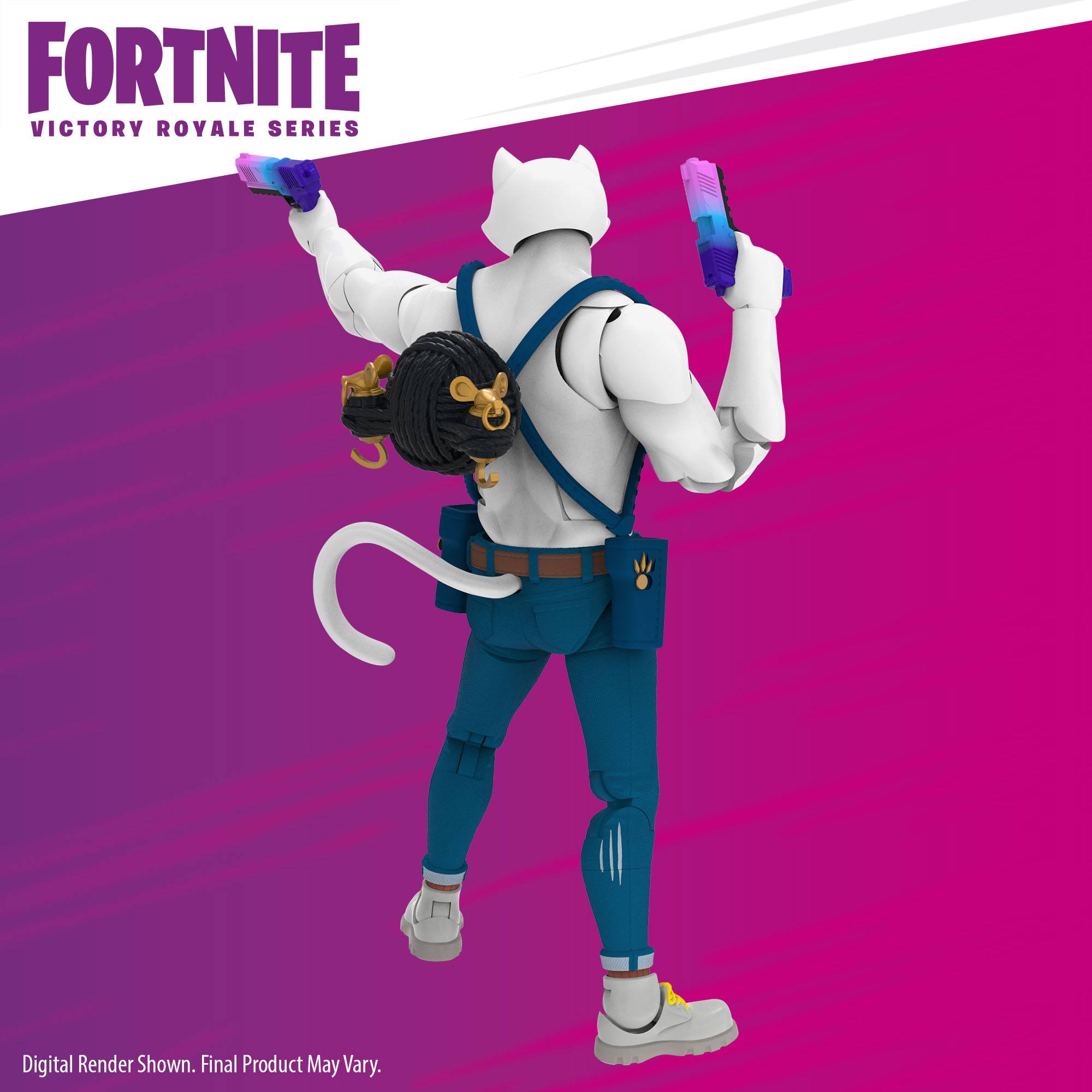 Fortnite Victory Royale Series 6 - inch Meowscles (Ghost) Collectible Action Figure