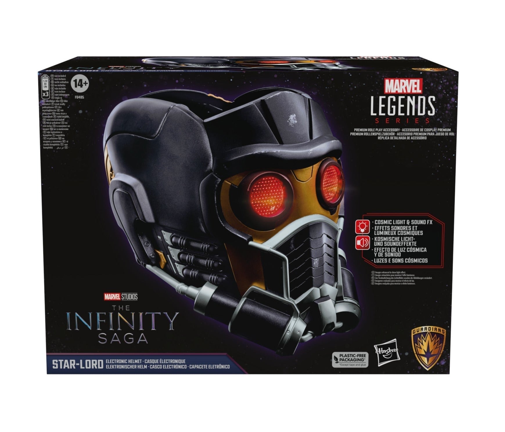 Marvel Legends Collectible Series Guardians of the Galaxy Star - Lord Electronic Role - Playing Helmet for Fans