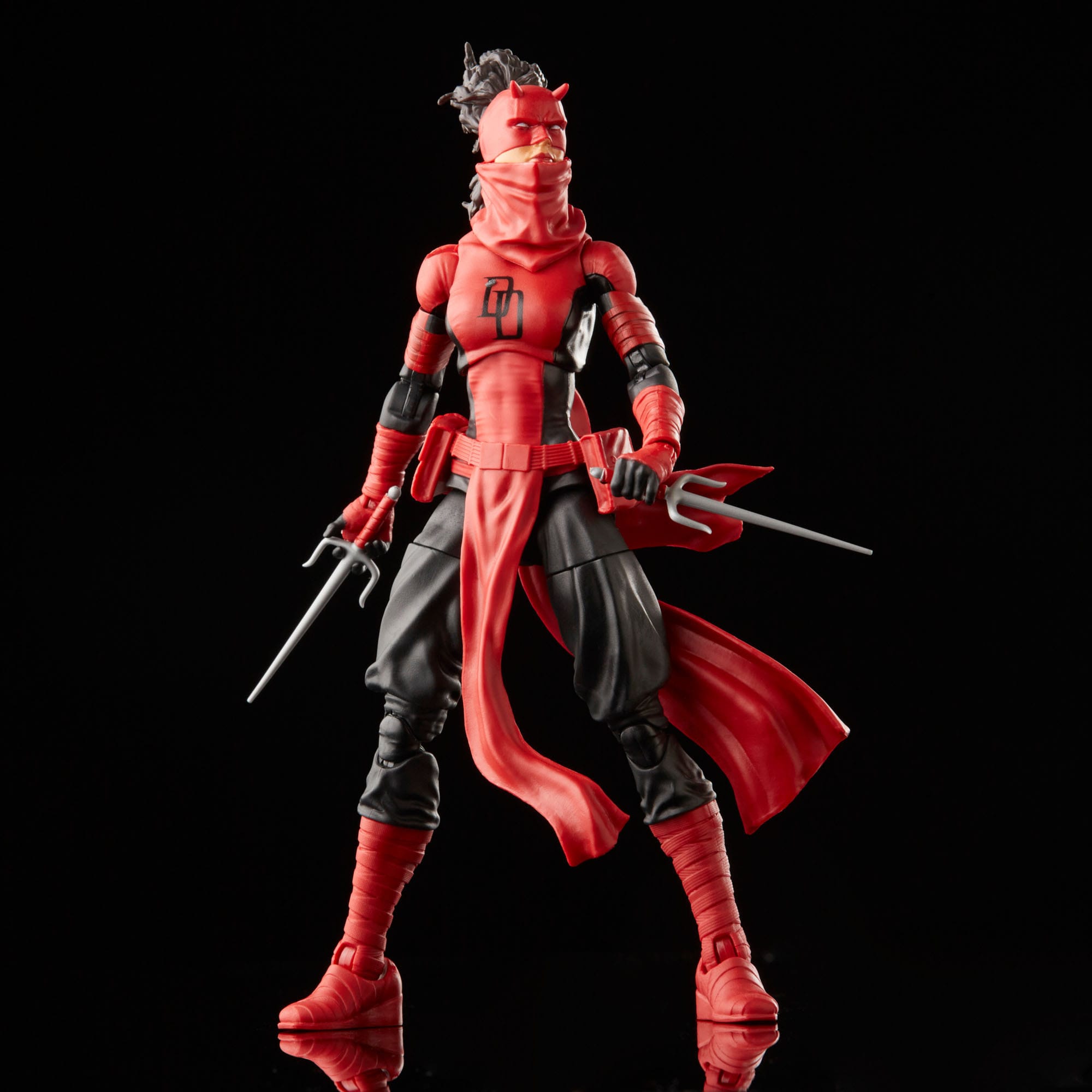Hasbro Marvel Legends Retro-Style 6-Inch Action Figures Set: Spider-Man, Elektra Natchios as Daredevil
