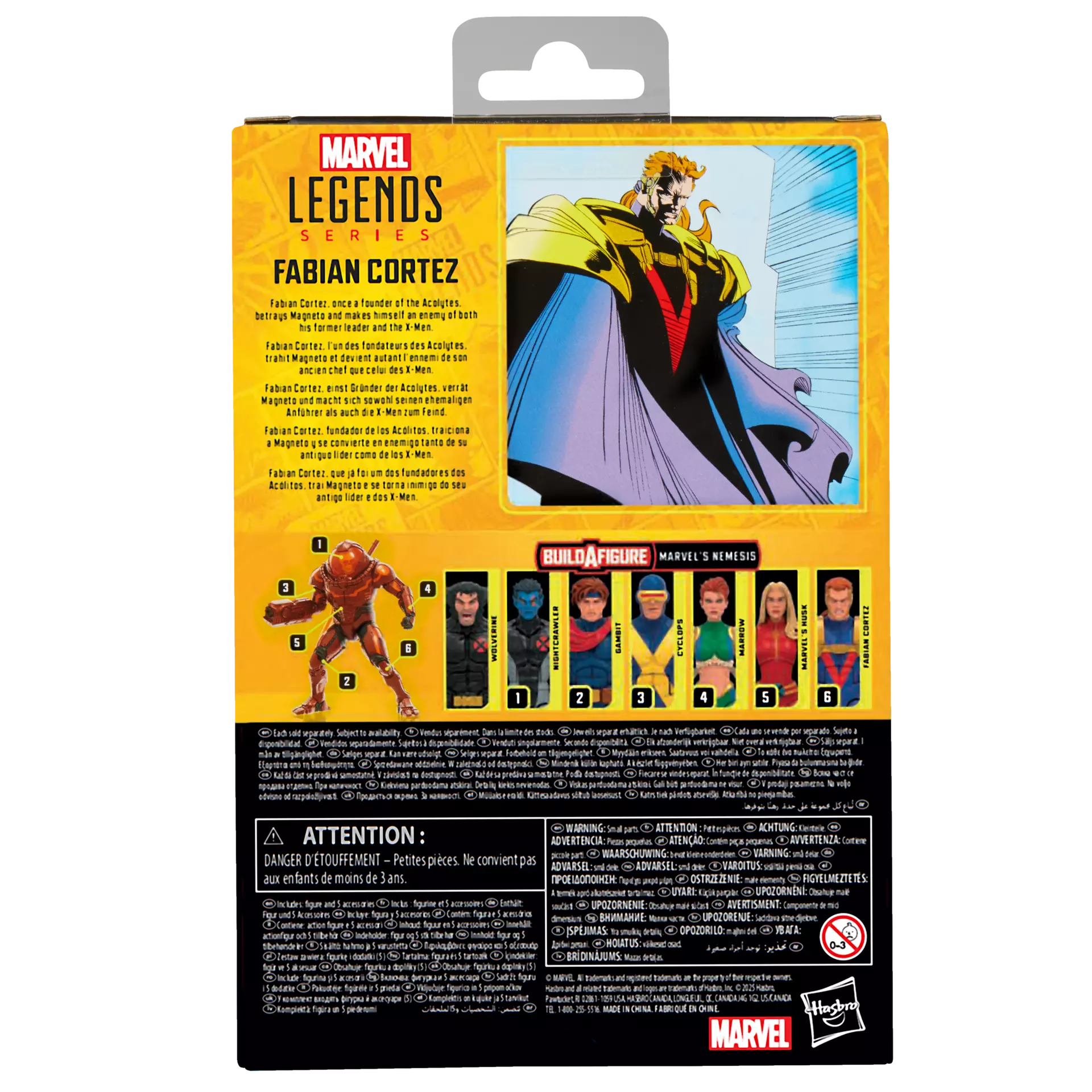 Hasbro Marvel Legends Series 6-Inch Scale Collectible Fabian Cortez Action Figure from X-Men Comics