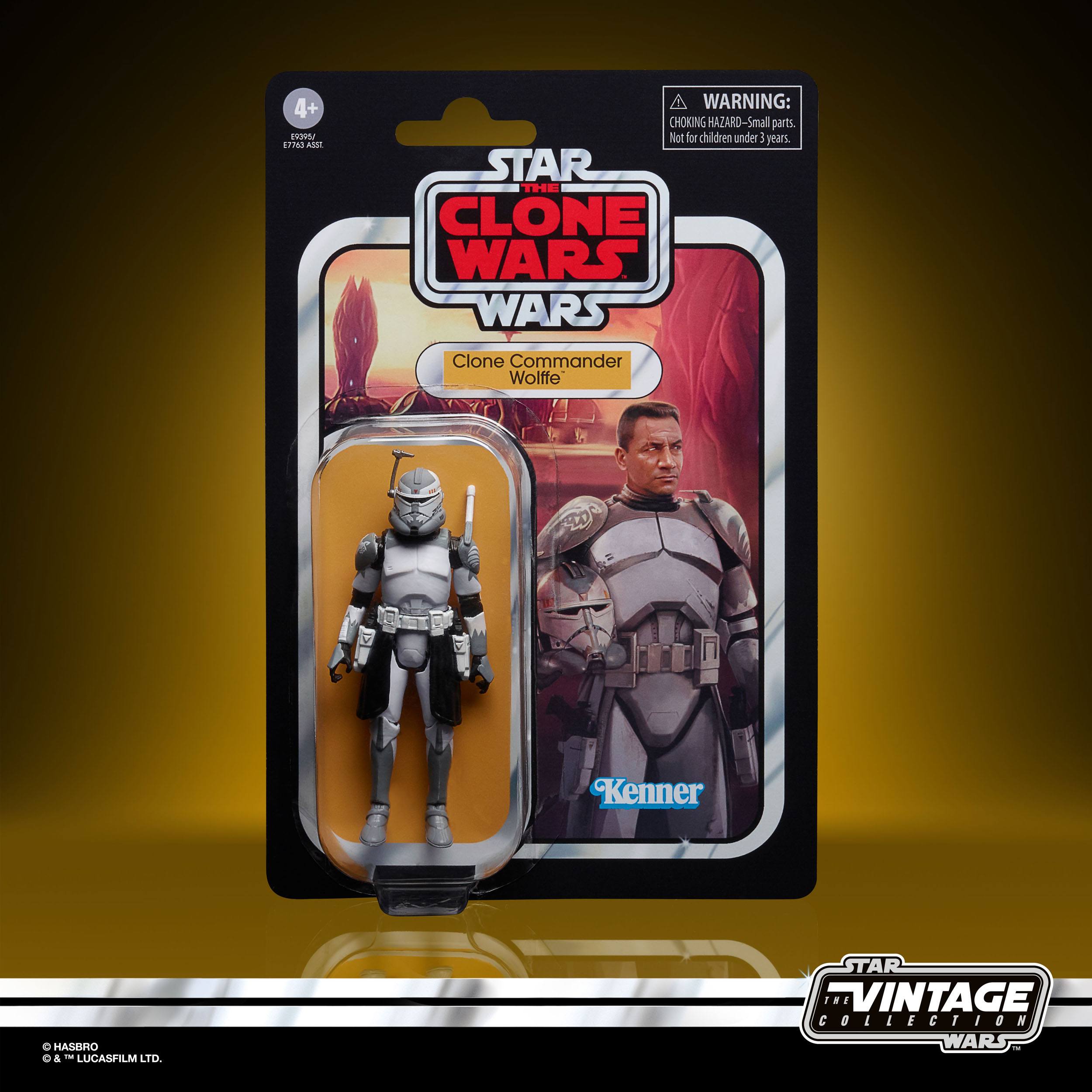 Hasbro Star Wars The Vintage Collection High - Quality 3.75 - inch Scale Clone Commander Wolffe Action Figure Collectible