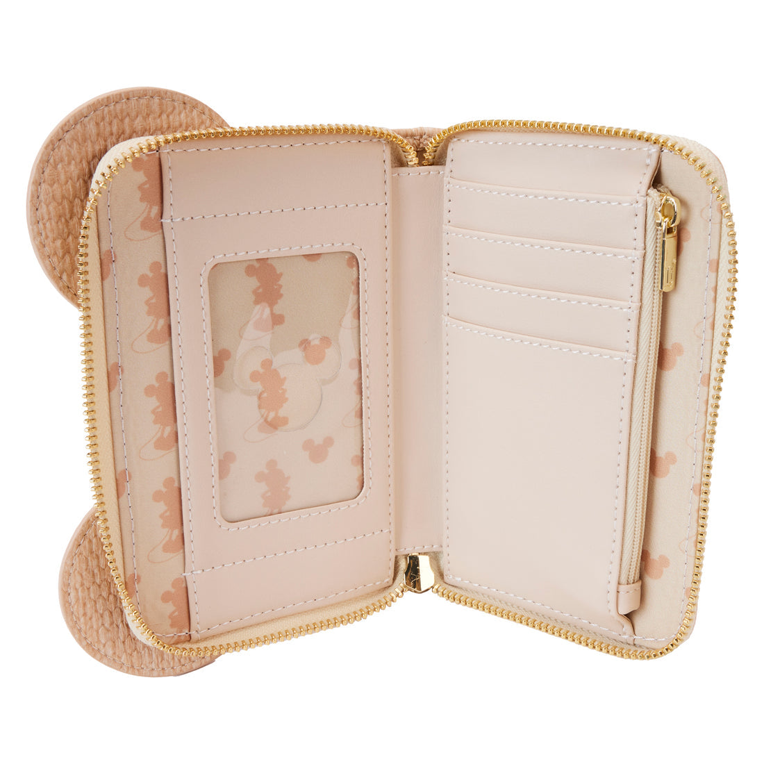 Loungefly Disney Mickey Cosplay Straw - Style Zip - Around Vegan Leather Wallet