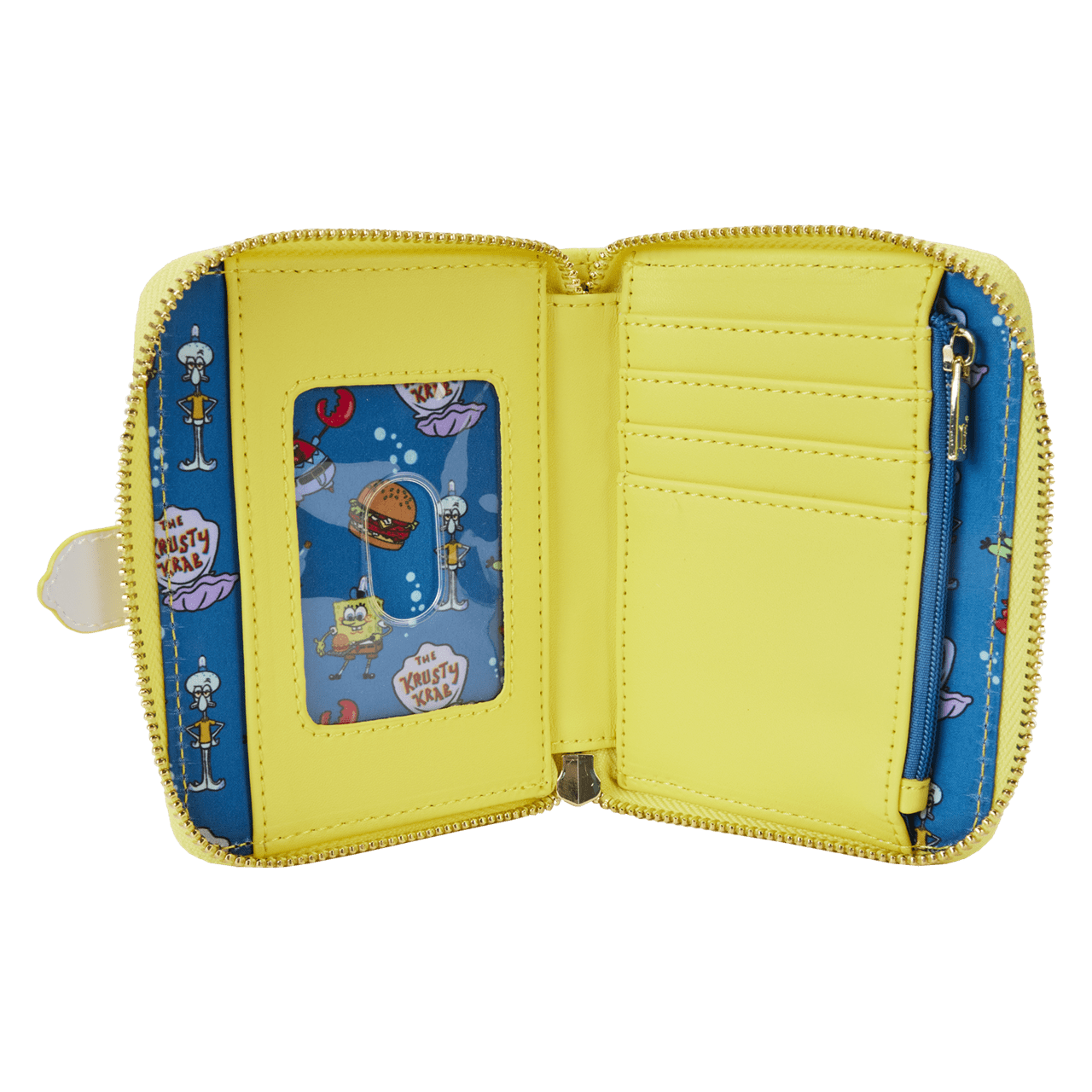 Loungefly Nickelodeon Spongebob 25th Anniversary Stylish Zip Around Wallet