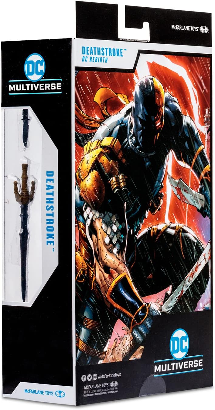 McFarlane 7-Inch Scale Action Figure of DC Multiverse Deathstroke from DC Rebirth Collection
