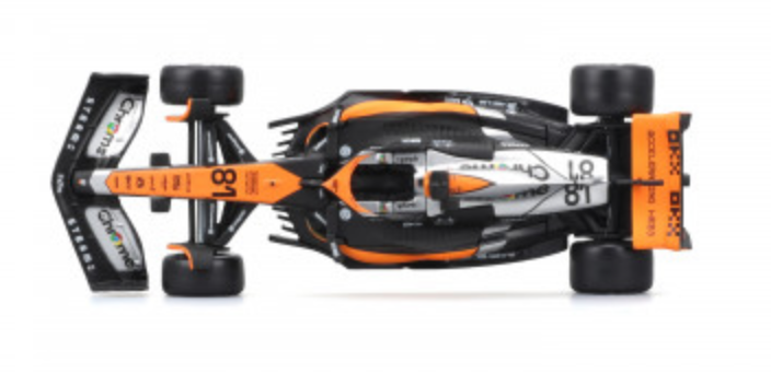 1:43 Scale Official Diecast Model of Formula 1 McLaren MCL60 Oscar Piastri's Car with Helmet
