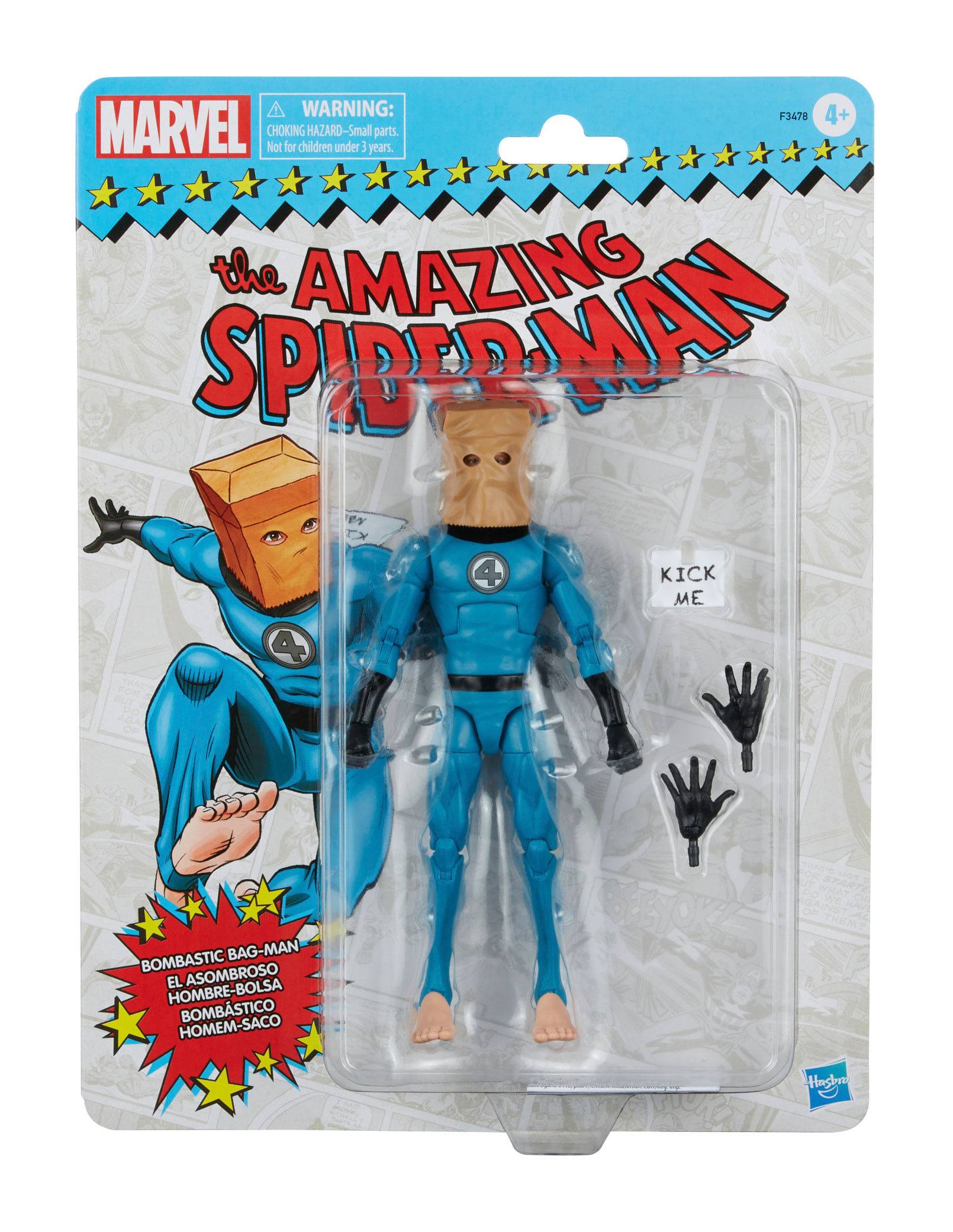 Hasbro Marvel Legends Series 6-Inch Scale Action Figure of the Iconic Bombastic Bag - Man