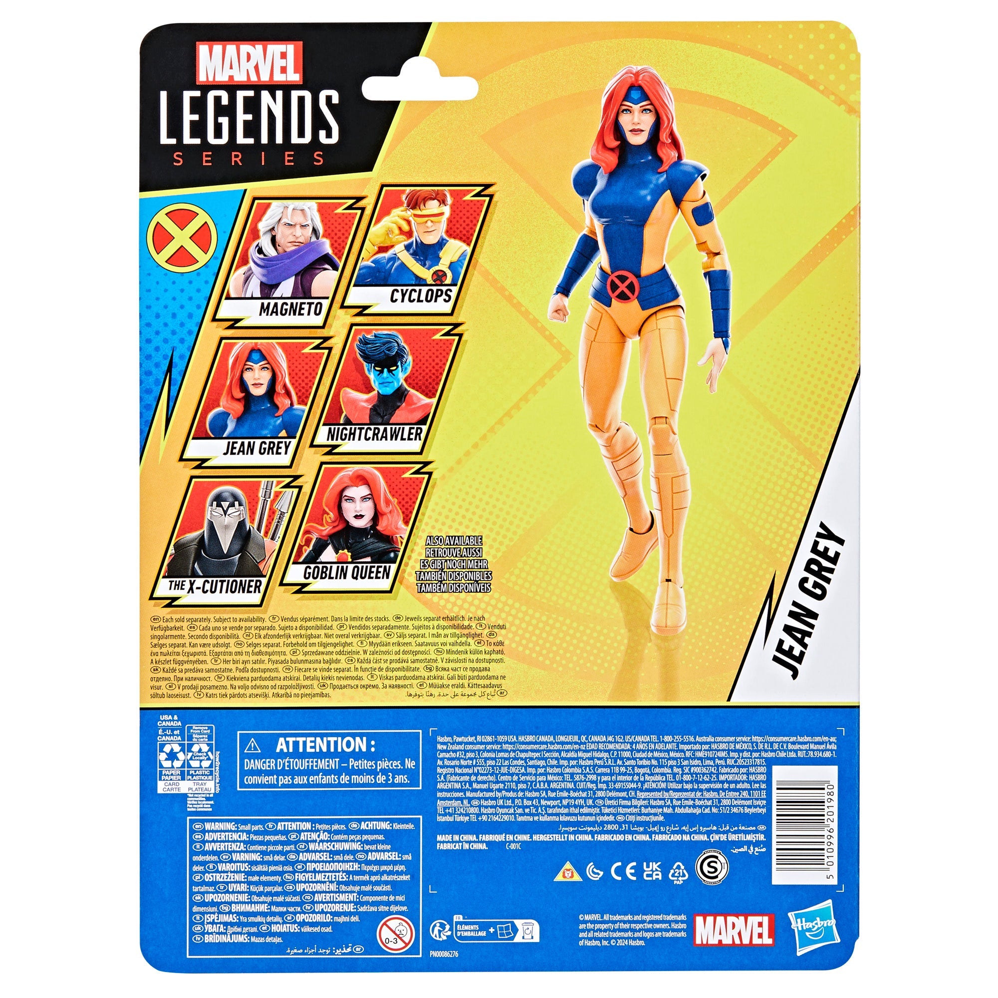 Hasbro's Marvel Legends Retro Series Action Figure - X-Men ‘97 Inspired Jean Grey Collectible Toy