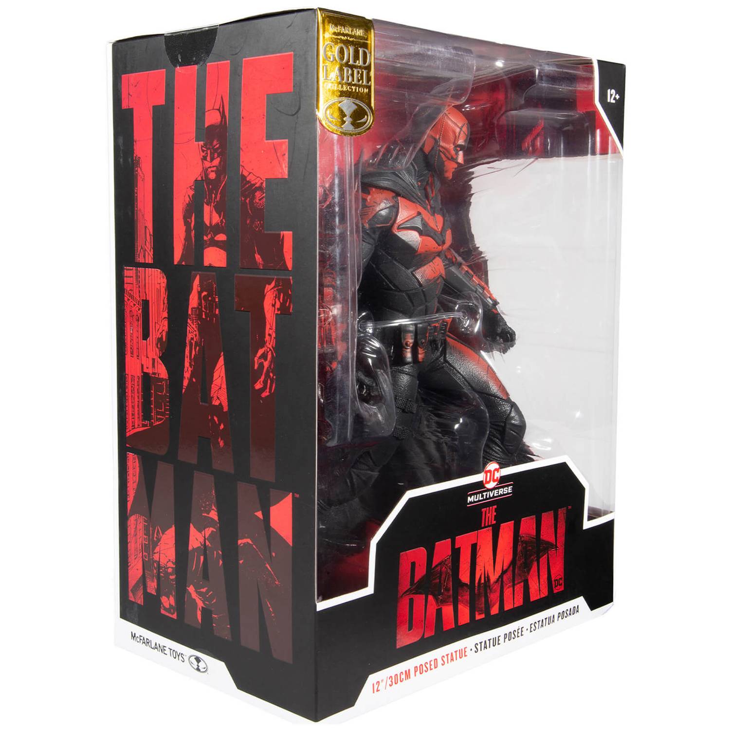 McFarlane DC Comics The Batman Movie 12 - Inch Scale Gold - Label Collectible Statue of Batman