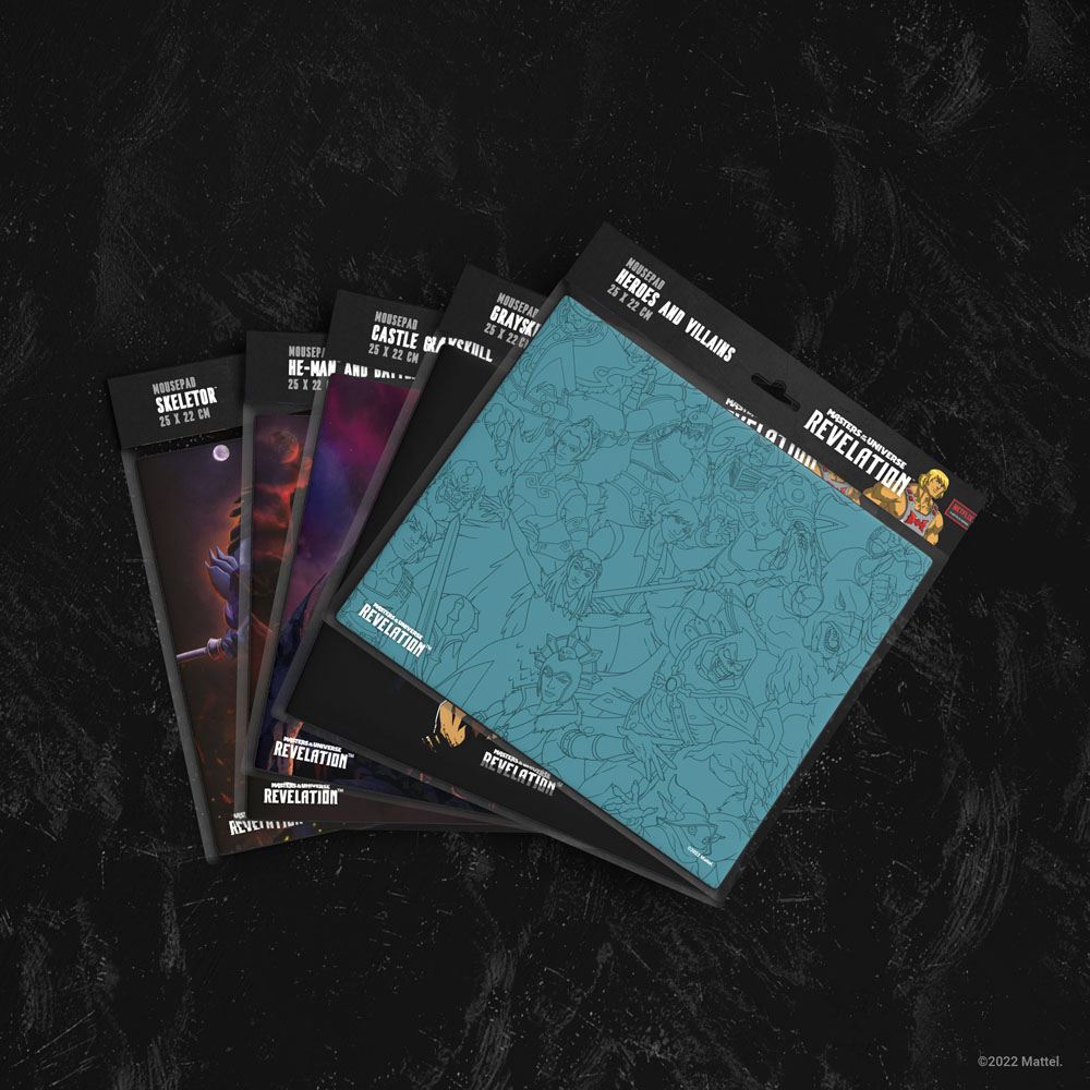 Masters of the Universe Revelation High - Quality Mousepad Featuring Heroes and Villains