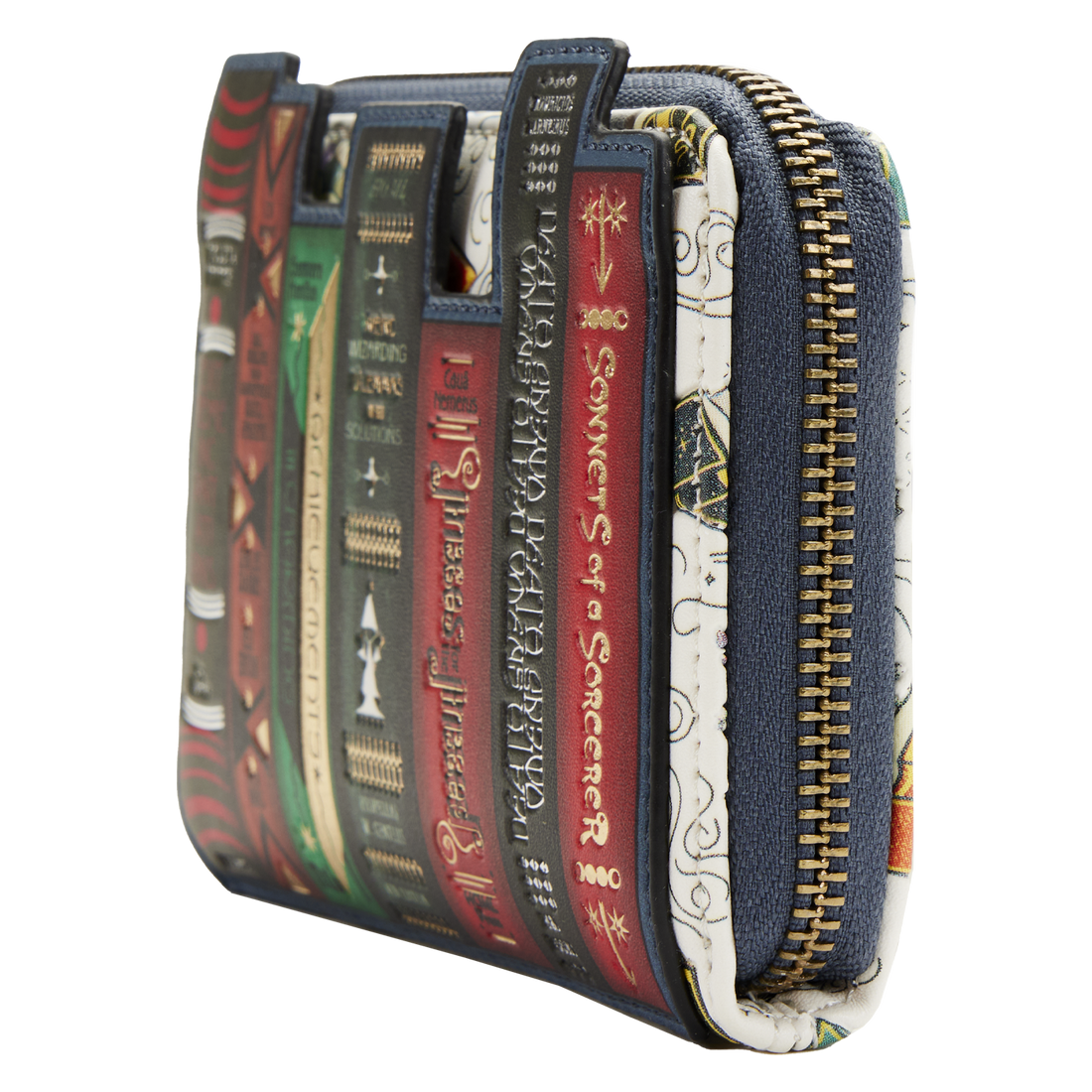 Loungefly Magical Books Themed Zip Around Wallet for Fans of Fantastic Beasts