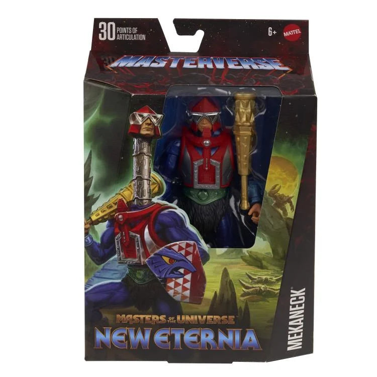 Highly Detailed 7-Inch Masters of the Universe Masterverse New Eternia Mekaneck Action Figure for Collectors and Kids