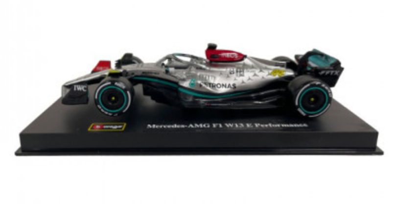 Official 4-Pack Set of Lewis Hamilton's Mercedes-AMG F1 Cars from British GP