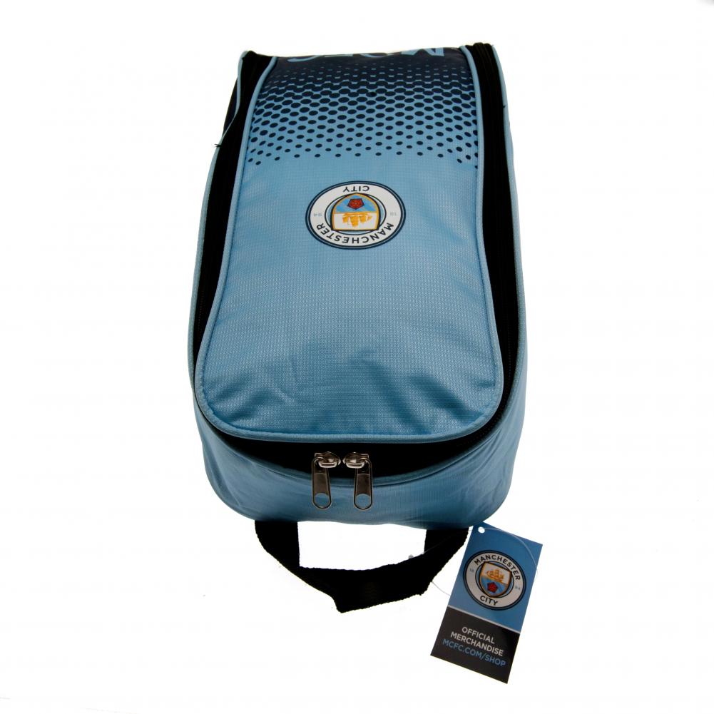 Manchester City FC Stylish Fade Design Boot Bag with Club Crest