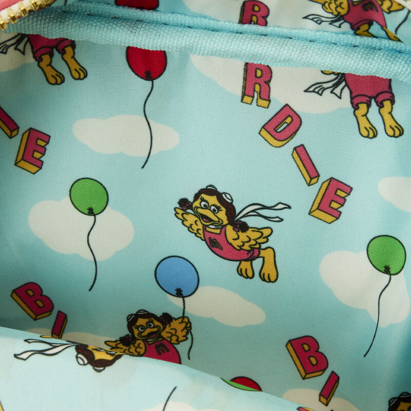 Loungefly Crossbody Crossbuddies Bag Featuring McDonald's Birdie the Early Bird along with a Fry Kids Coin Purse