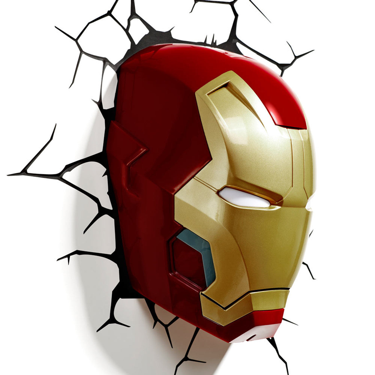 Marvel-themed Iron Man 3D Wall-mounted Decorative Lighting Fixture
