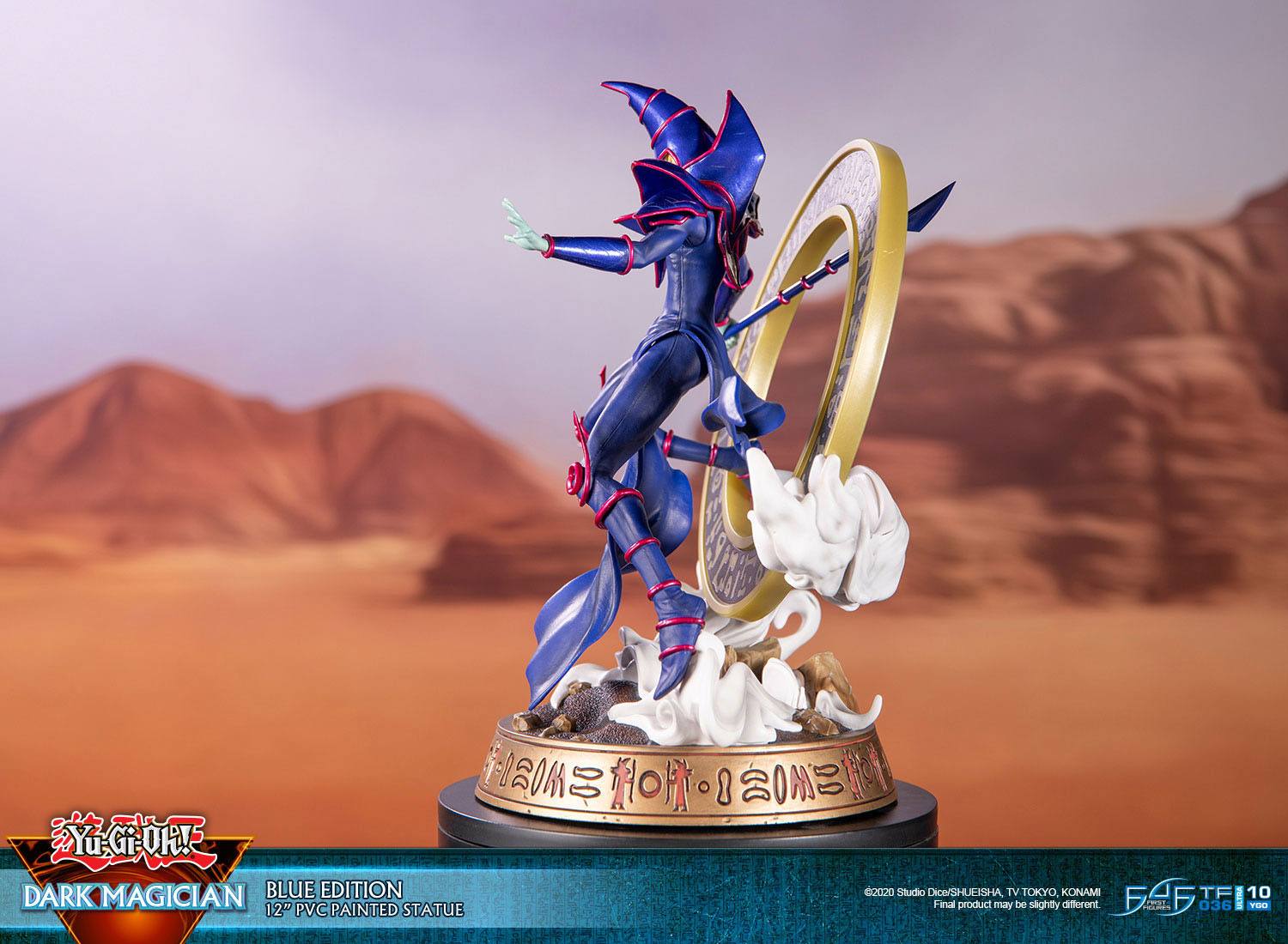 First4Figures Yu-Gi-Oh! Painted PVC Dark Magician Figurine (Blue Variant)