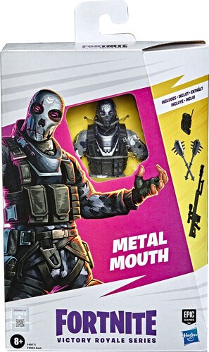 Fortnite Victory Royale Series Collectible Metal Mouth Action Figure Toy for Gaming Enthusiasts