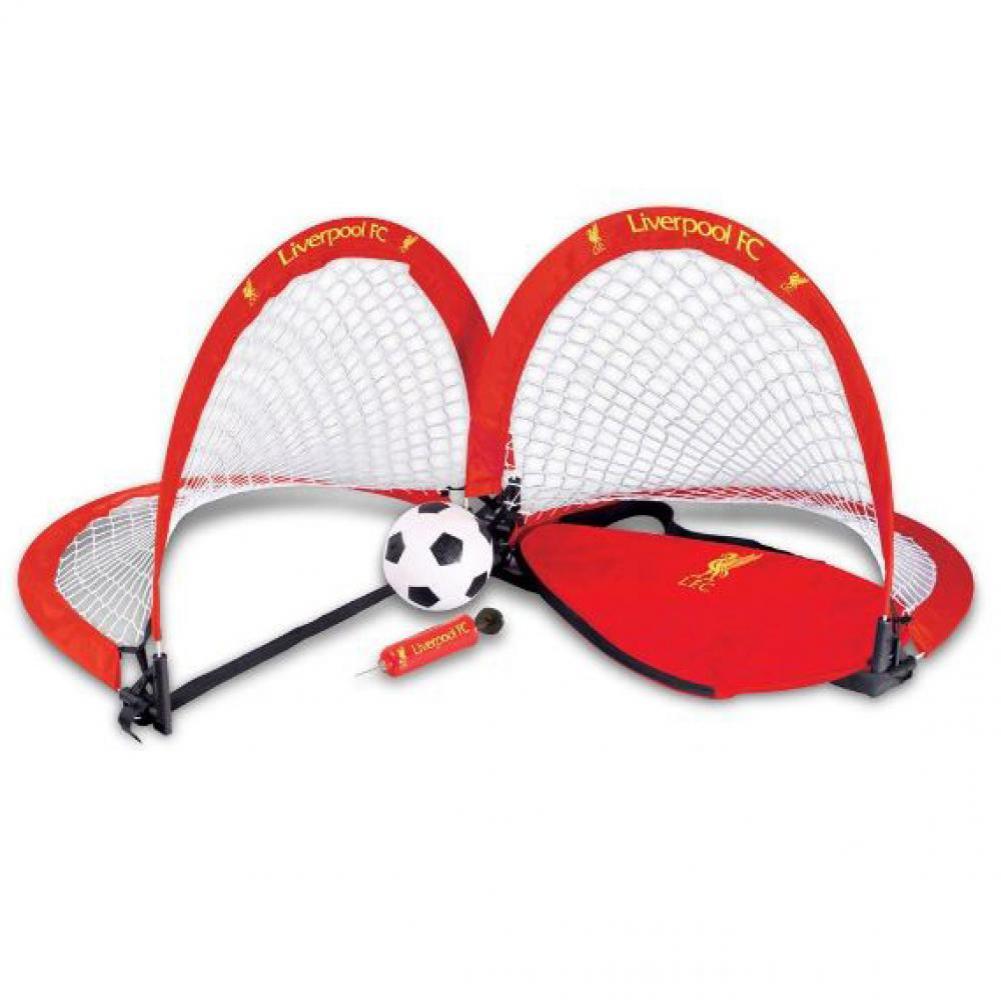 Liverpool FC Foldable Outdoor Football Skill Goal Set with Accessories