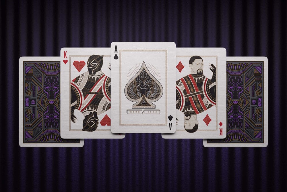 Premium Marvel Black Panther-themed Playing Cards for Card Games