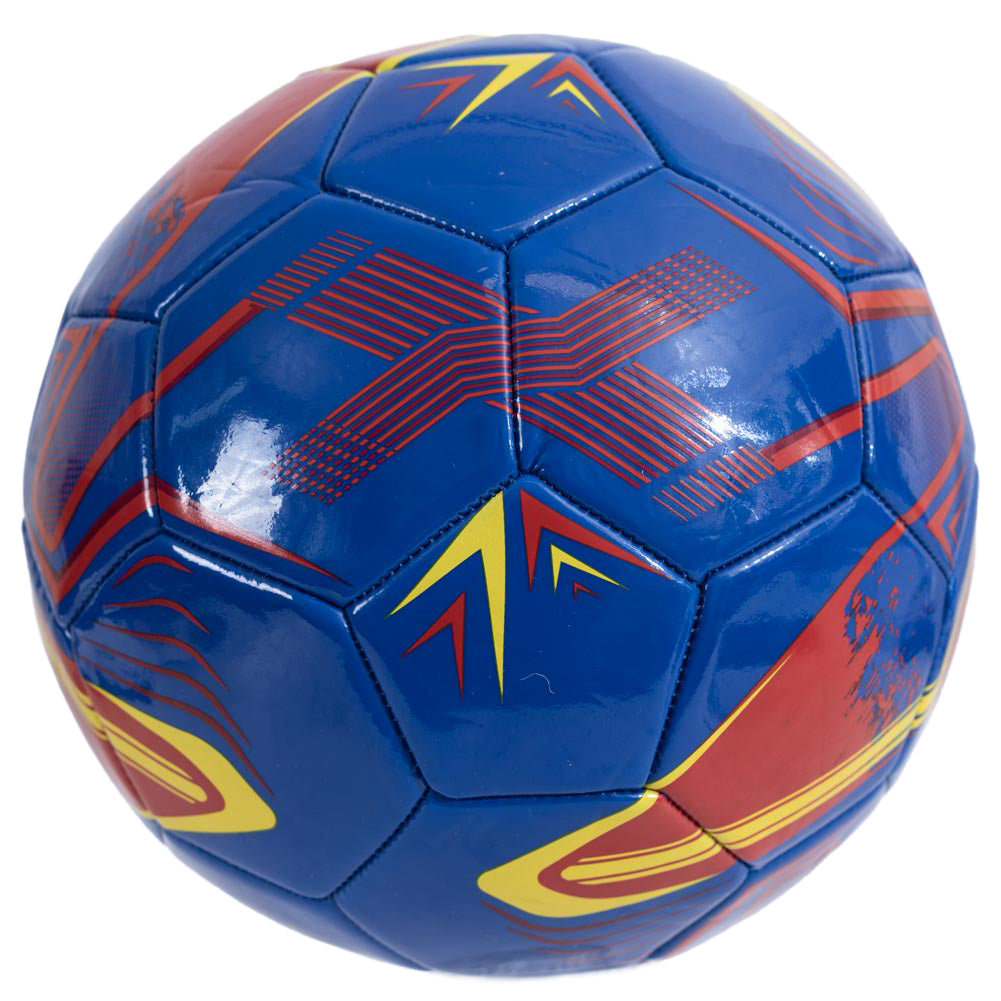 FC Barcelona Turbine Design Everyday PVC Football in Blue and Red