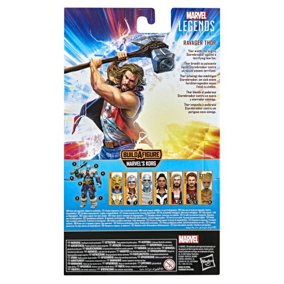 Marvel Legends Action Figure - Thor from Love and Thunder as Ravager Thor, 6-Inch Collectible Toy