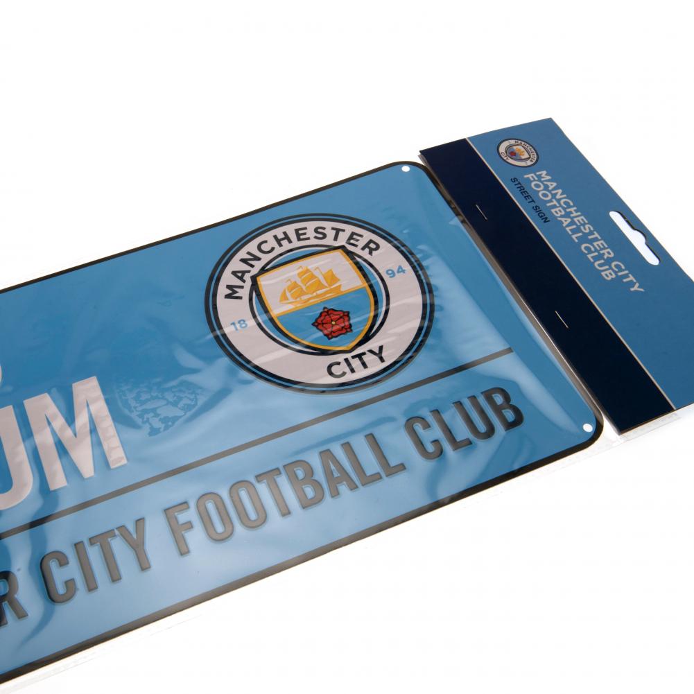 Manchester City Football Club Colourful Street Sign for Wall Decoration