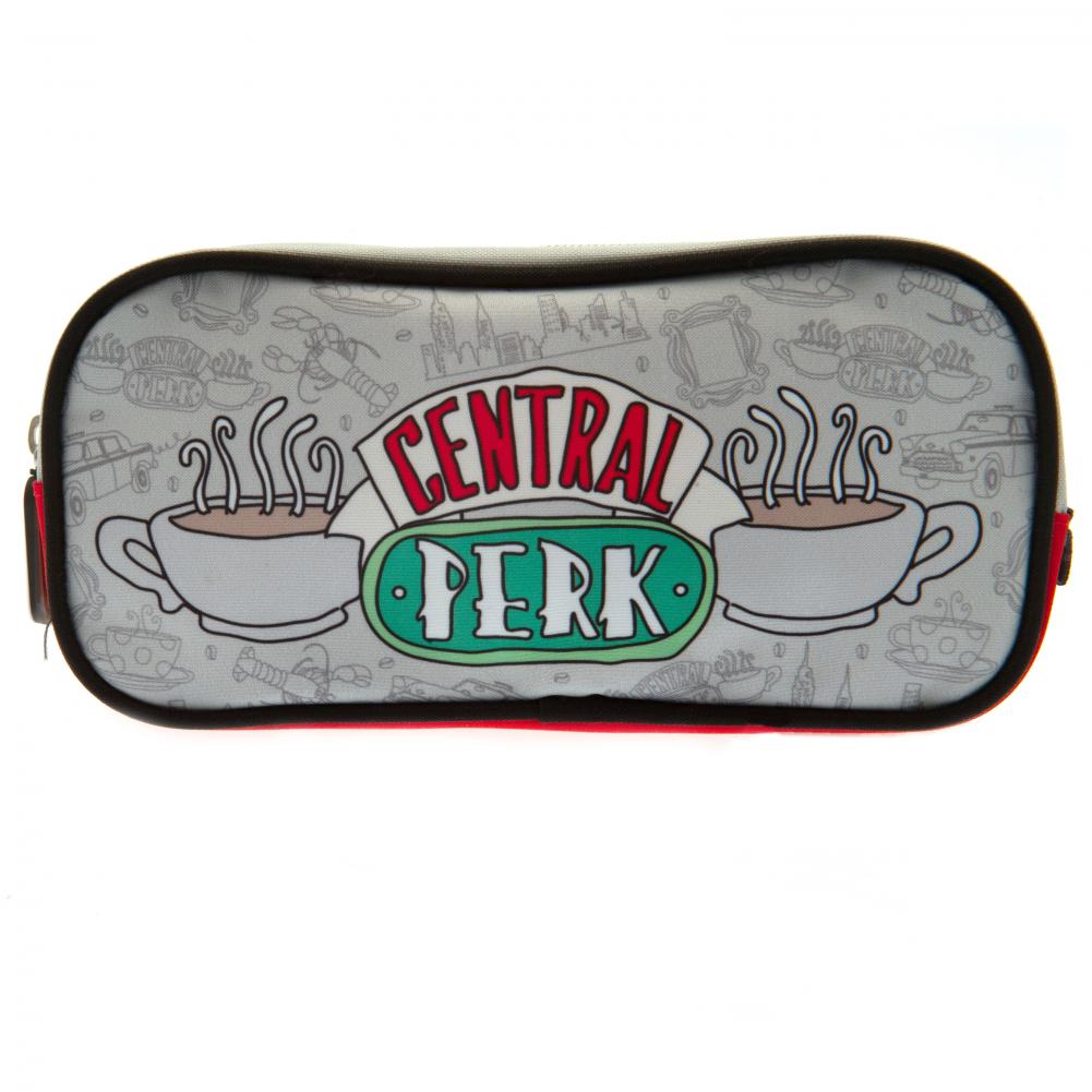 Friends-themed Rectangle Zipped Pencil Case with Central Perk Logo