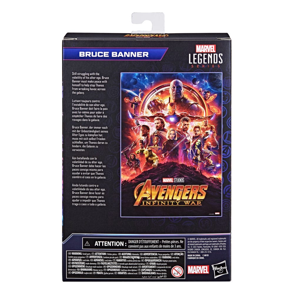 Hasbro's 6-Inch Marvel Legends Infinity Saga Bruce Banner Action Figure