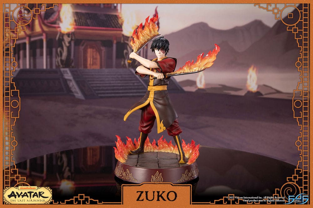 First 4 Figures Limited Edition Collectible Statue of Zuko from Avatar The Last Airbender