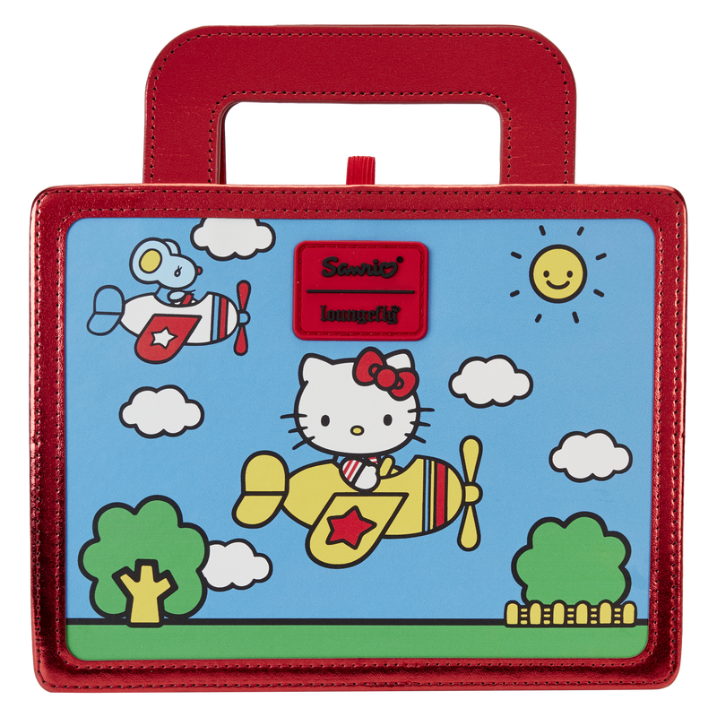 Loungefly Sanrio Hello Kitty 50th Anniversary Shiny Metallic Lunchbox-Style Journal